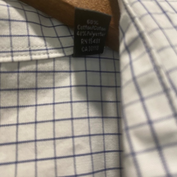 U.S. Polo assn - Blue pin strip plaid button down - Picture 8 of 10